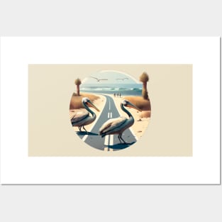 Pelican Art Design Gifts Posters and Art